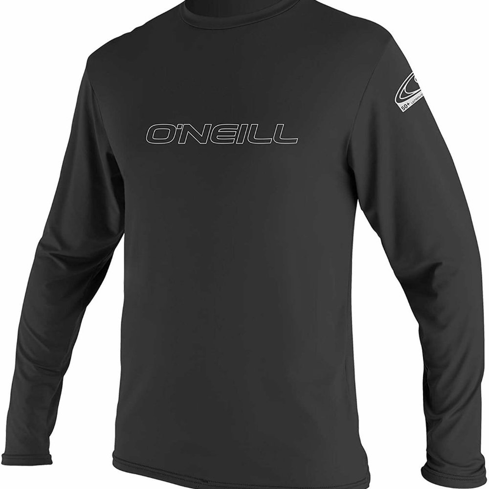 O'Neill Men's Long Sleeve Sun Shirt  Black Medium